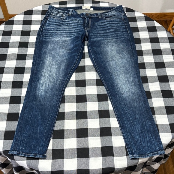 Buckle BKE Payton Skinny Jeans Women's Size 34 x 31.5 Stretch Distressed Dark - Picture 2 of 11